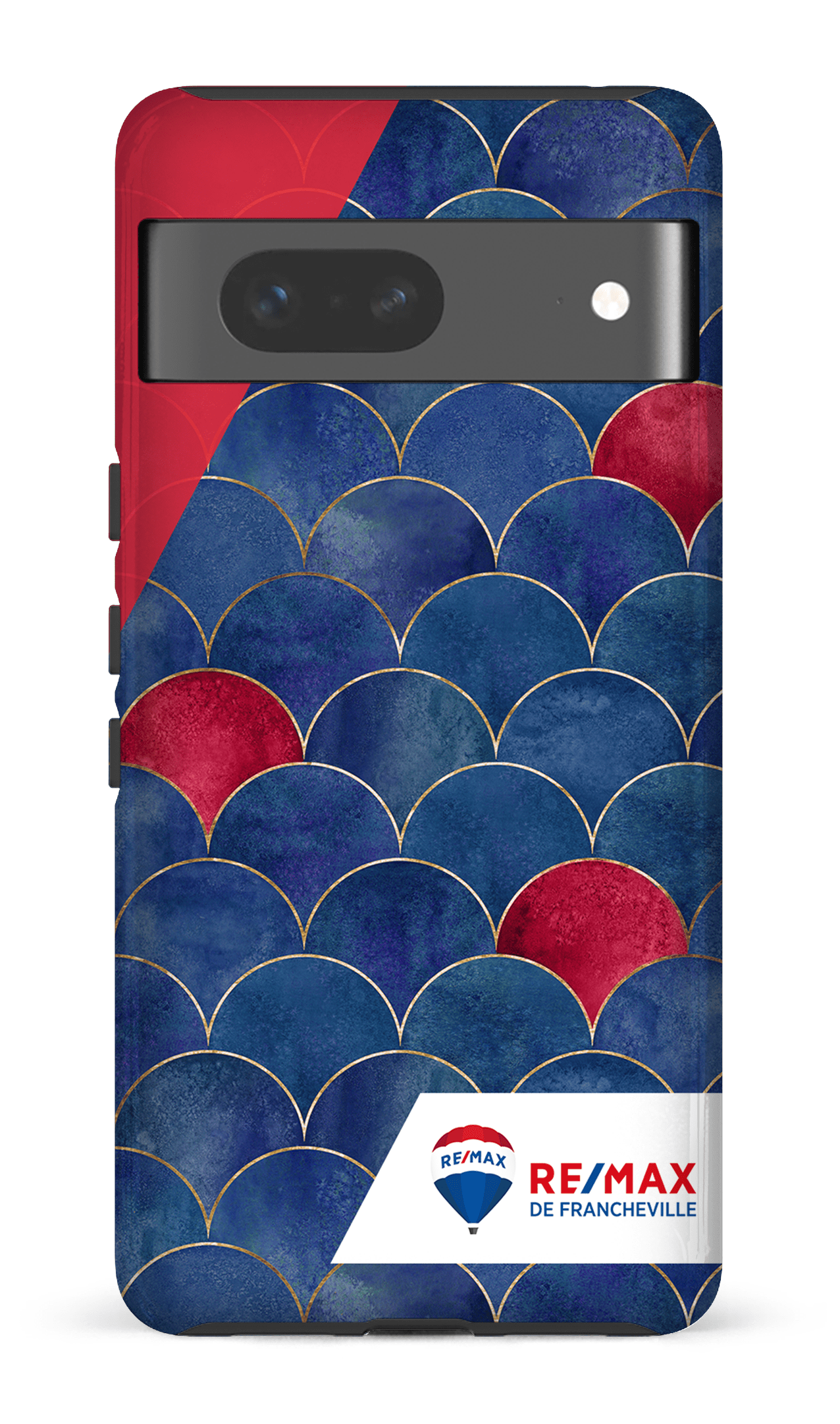 Google Pixel 7 Tough Gloss Écailles bicolores de Francheville -