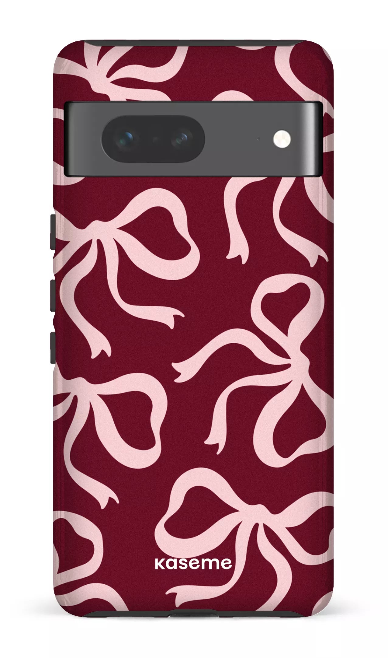 Google Pixel 7 Tough Gloss Lace Burgundy & Pink -