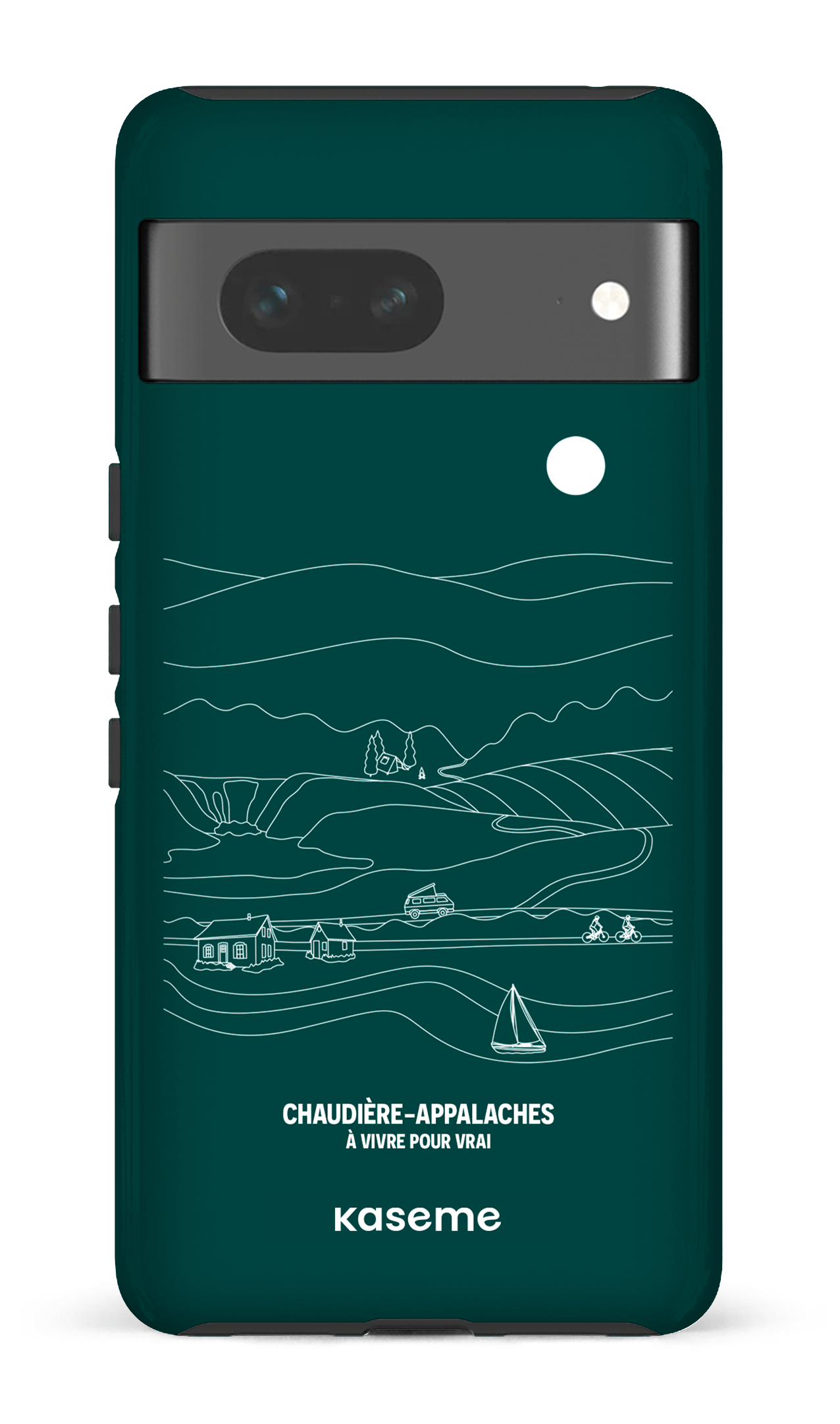 Google Pixel 7 Tough Gloss Paysage Line Art par TCA -