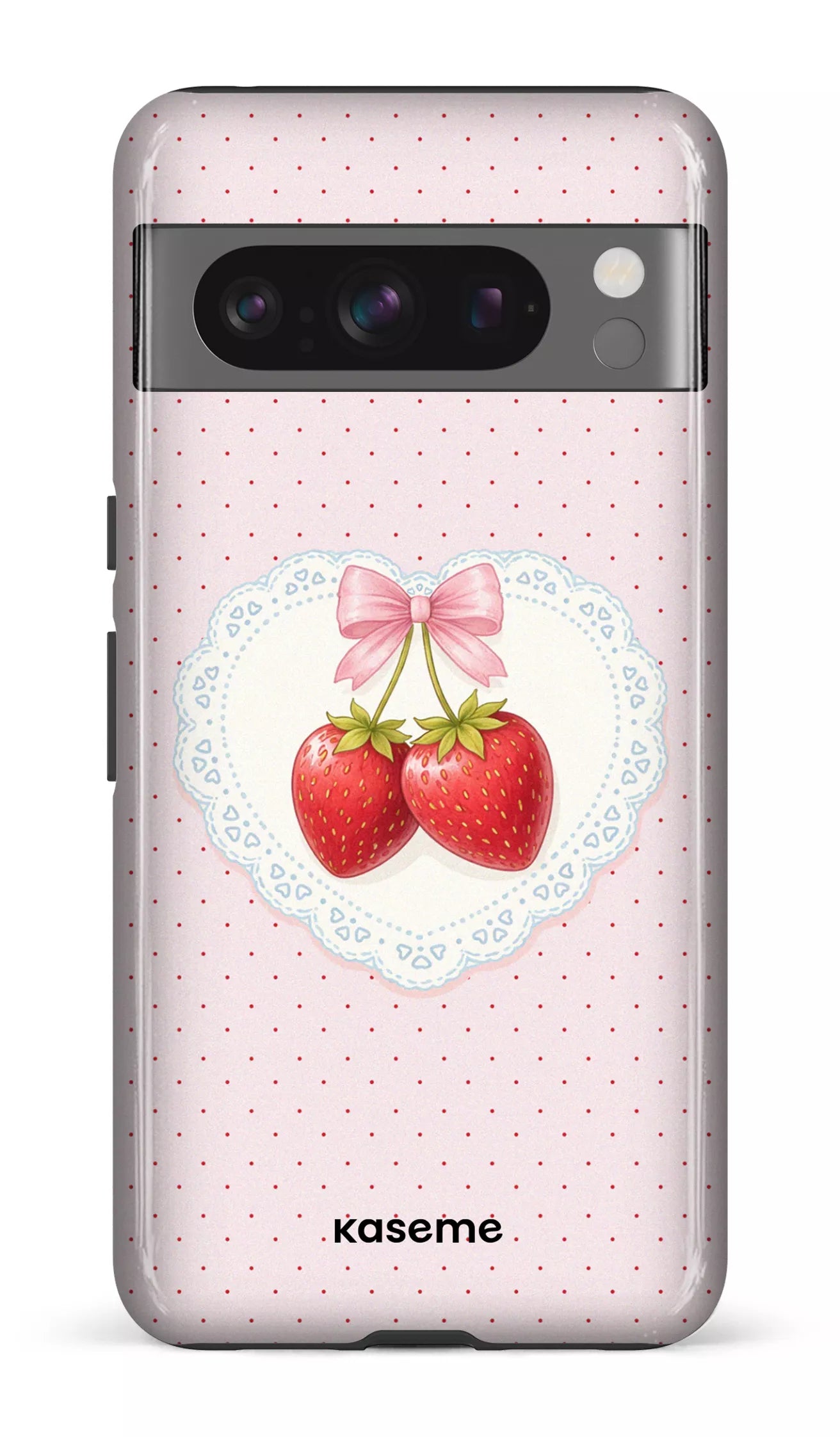Google Pixel 8 Pro Tough Gloss Fresa Lace Pink -