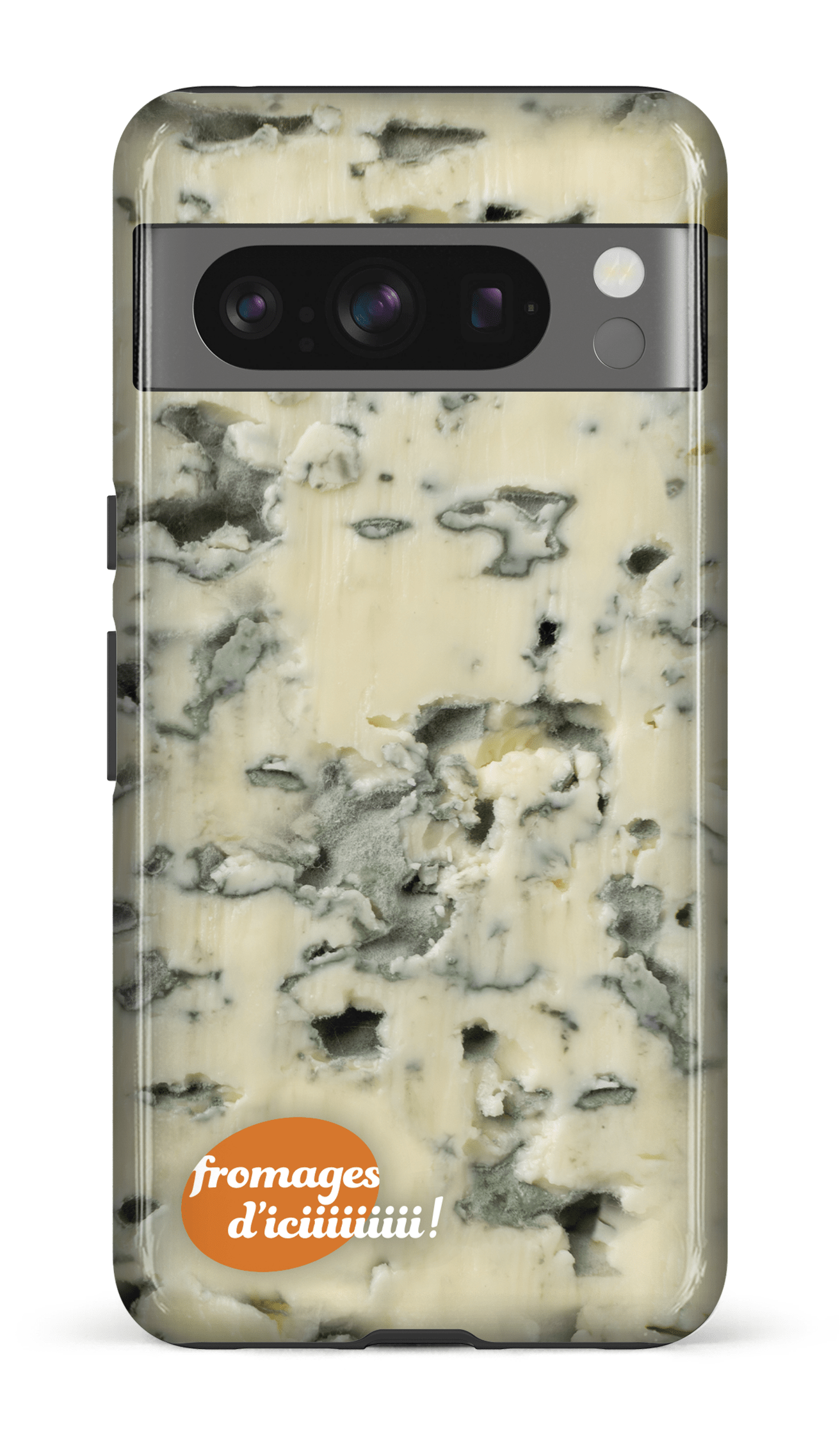 Google Pixel 8 Pro Tough Gloss Fromage Bleu Logo -