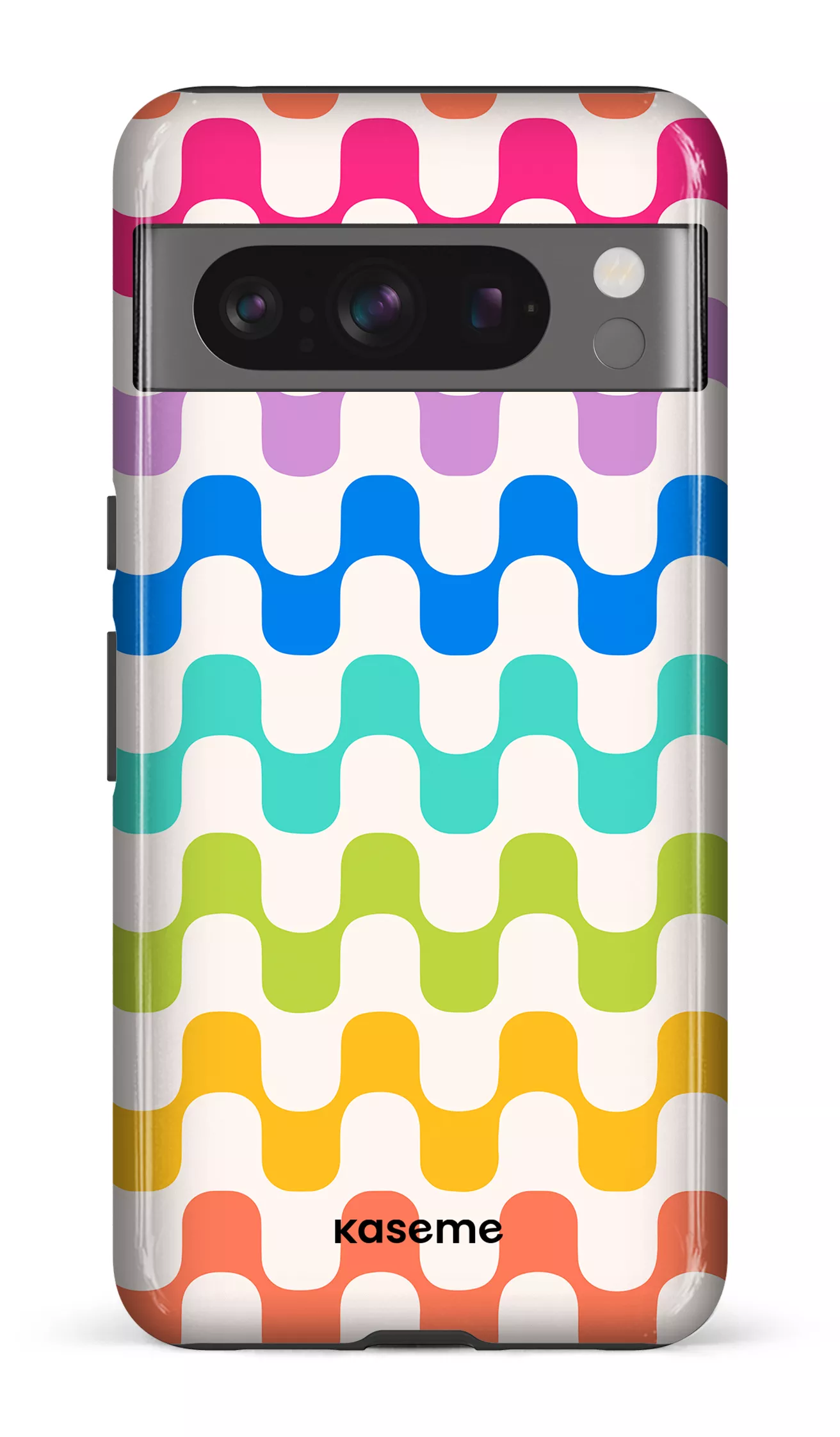 Google Pixel 8 Pro Tough Gloss Hippy Rainbow -