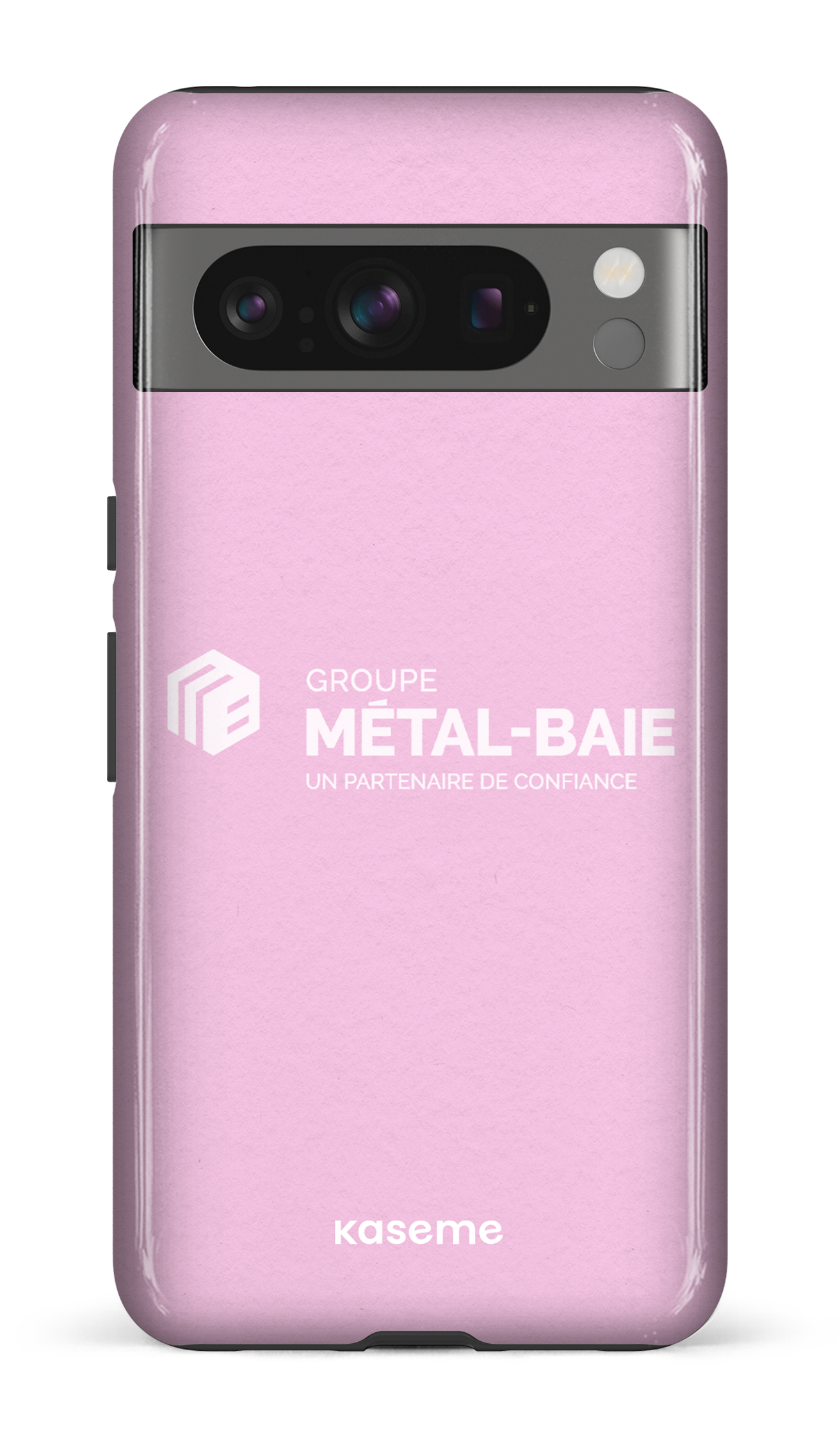 Google Pixel 8 Pro Tough Gloss Métal-Baie Rose -