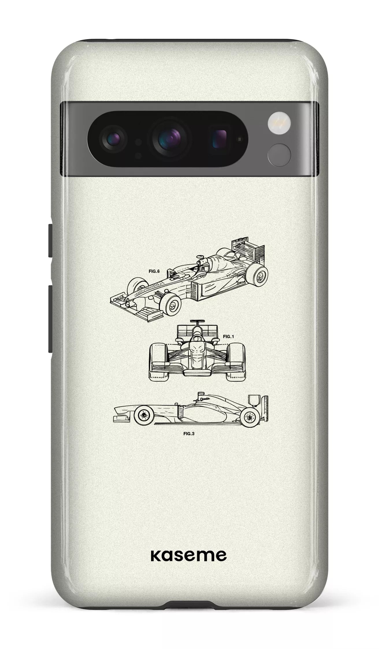 Google Pixel 8 Pro Tough Gloss Sport Car White -
