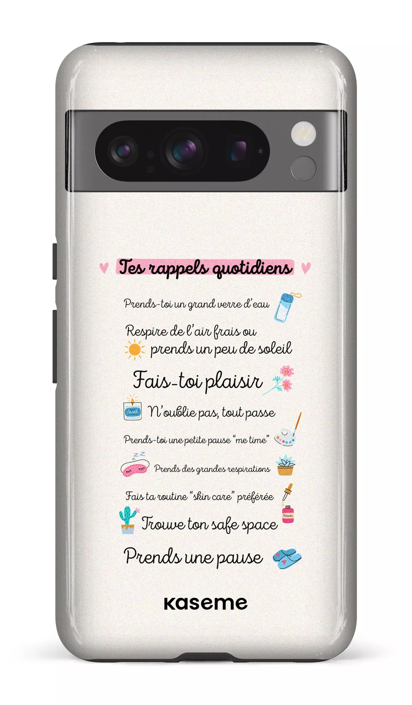 Google Pixel 8 Pro Tough Gloss Tes rappels quotidiens -