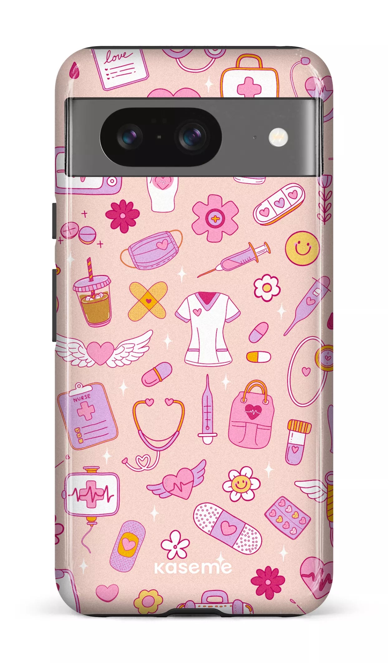 Google Pixel 8 Tough Gloss Code Pink -