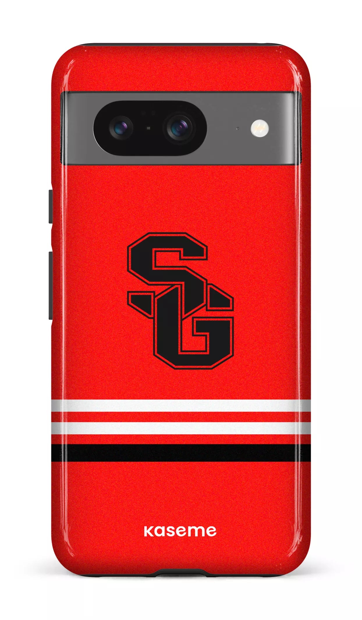 Google Pixel 8 Tough Gloss Dragons PSG Rouge -