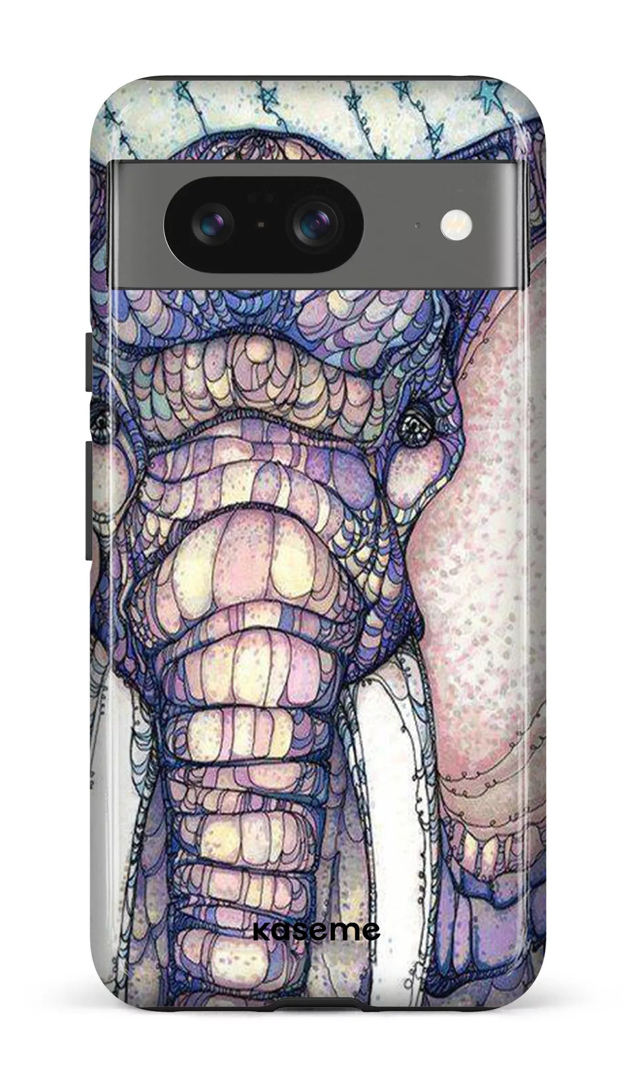 Google Pixel 8 Tough Gloss Mosaic Elephant -