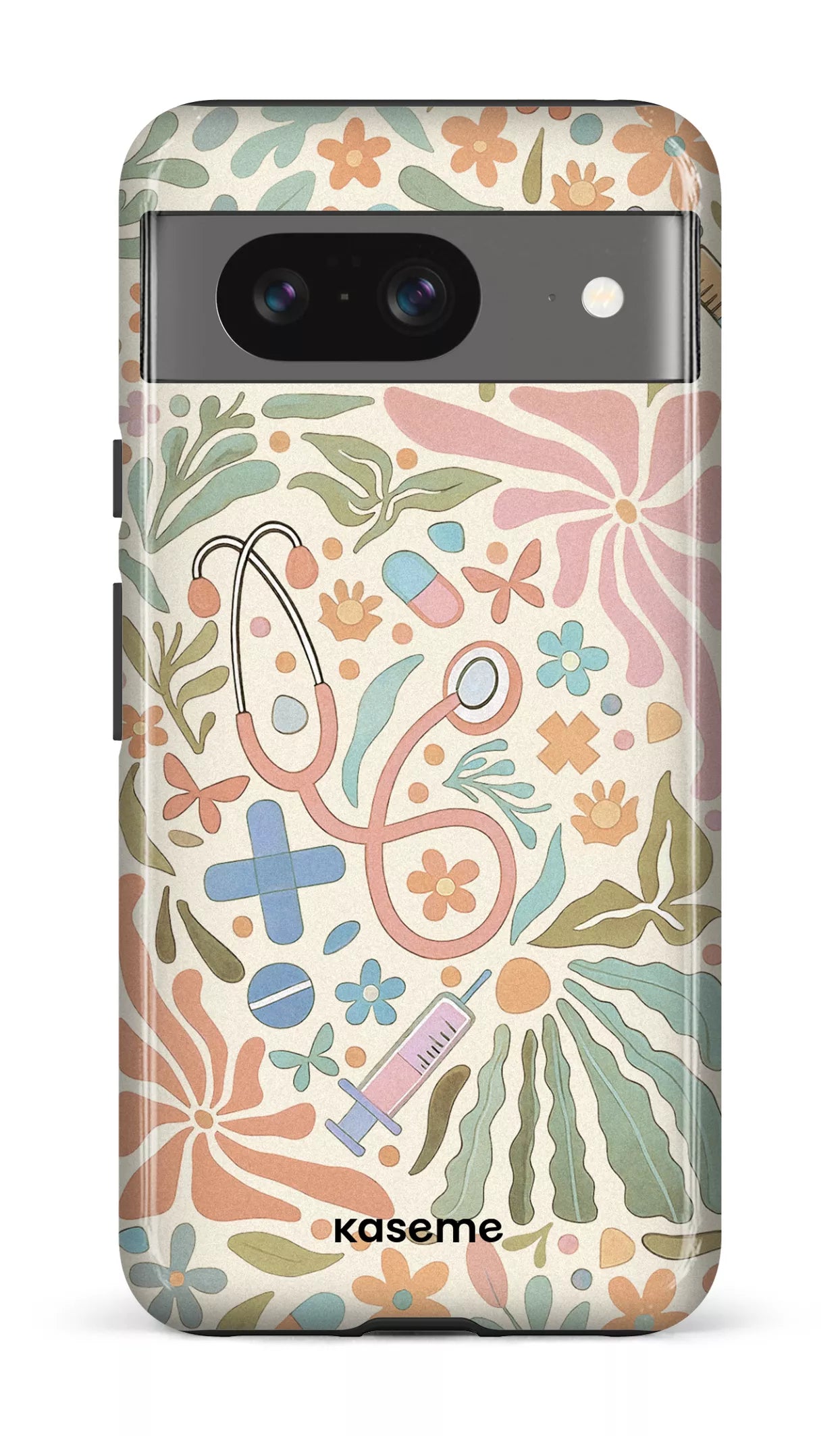 Google Pixel 8 Tough Gloss VitaBloom Beige -