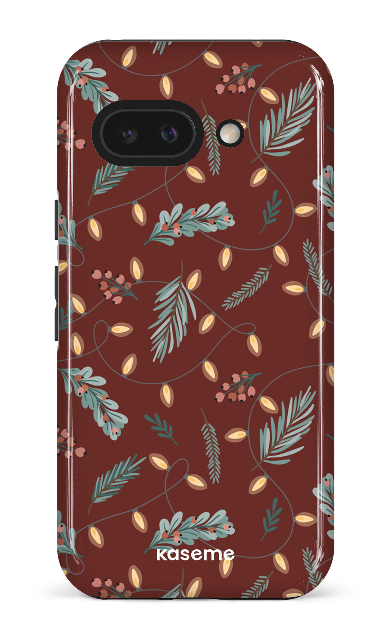 Google Pixel 9 A Impact (Gloss) Cozy winter night red -