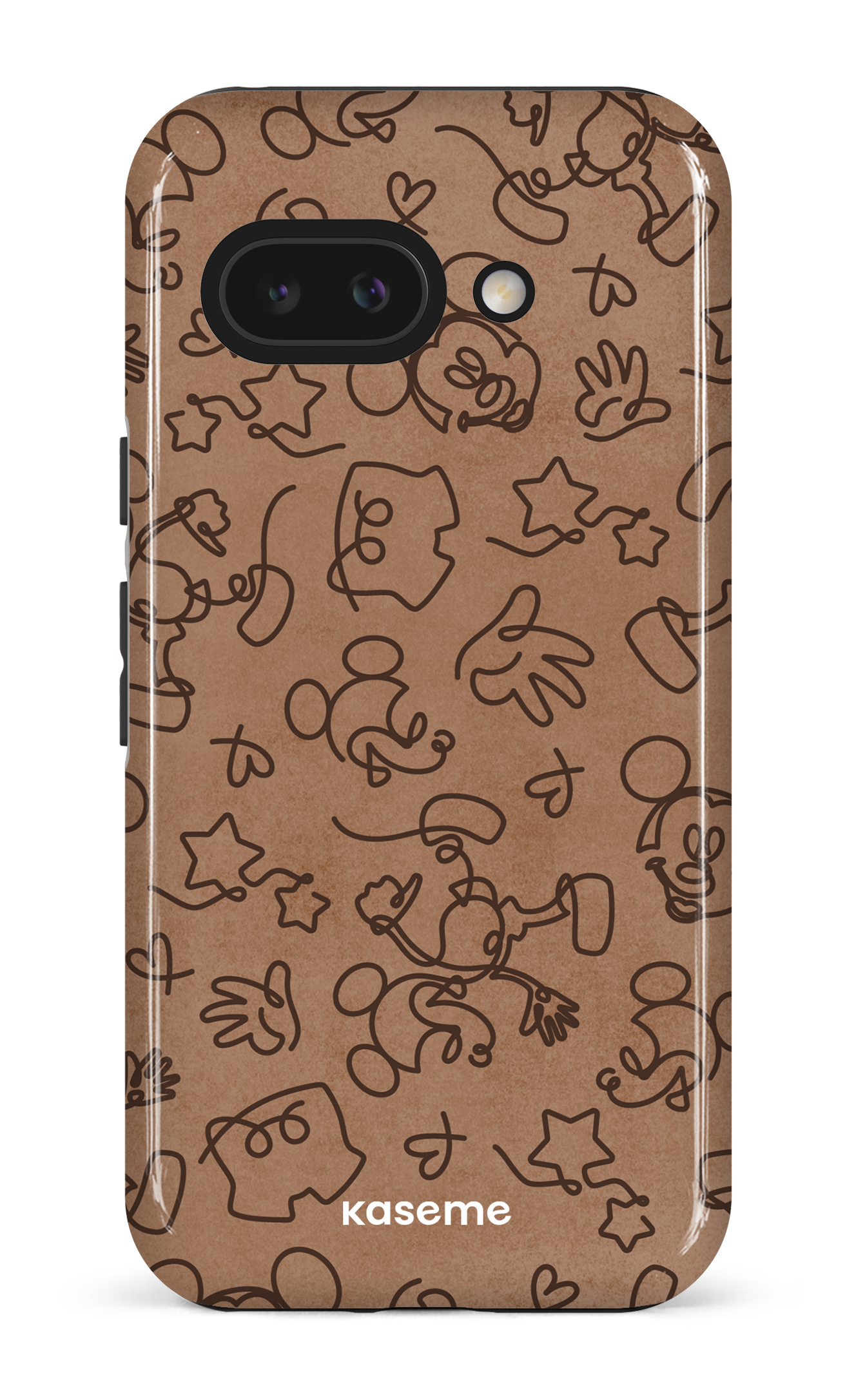 Google Pixel 9 A Impact (Gloss) Doodle Mocha -