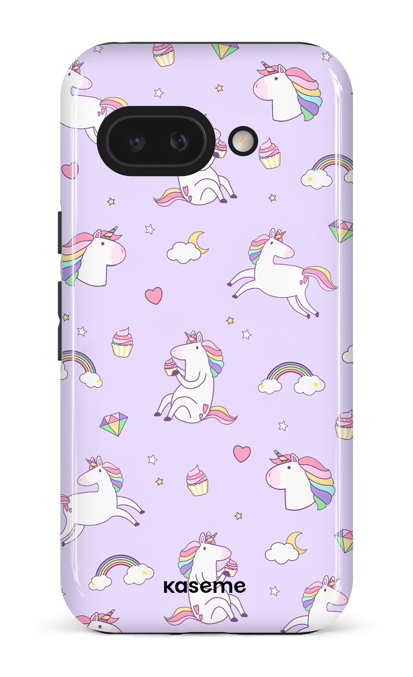 Google Pixel 9 A Impact (Gloss) Glitter purple -