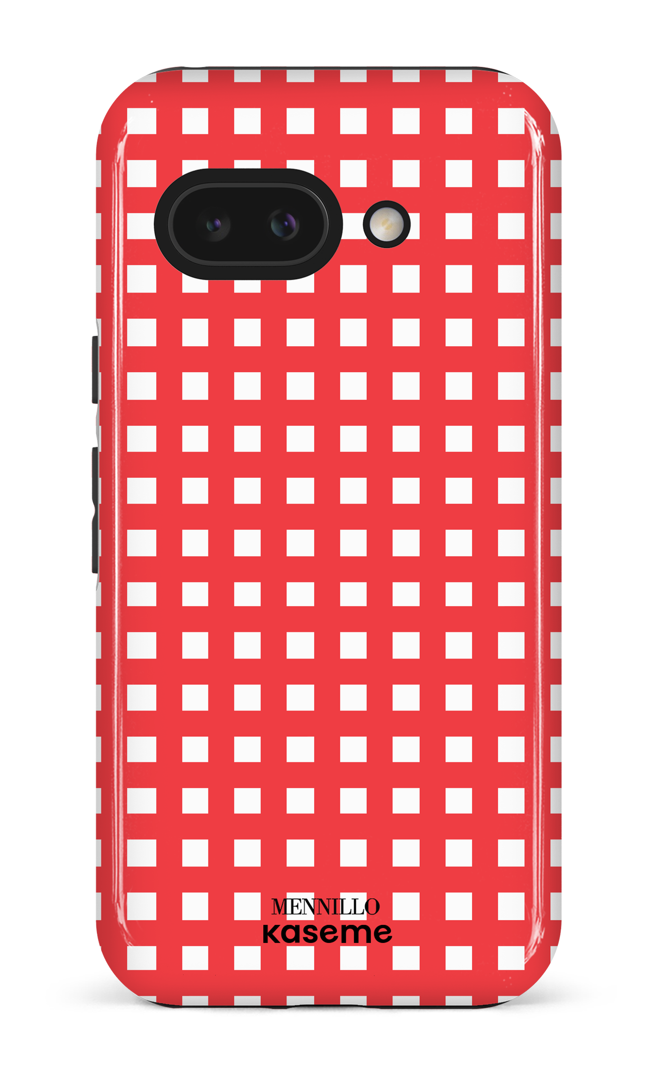 Google Pixel 9 A Impact (Gloss) Red Checkered by Mennillo -