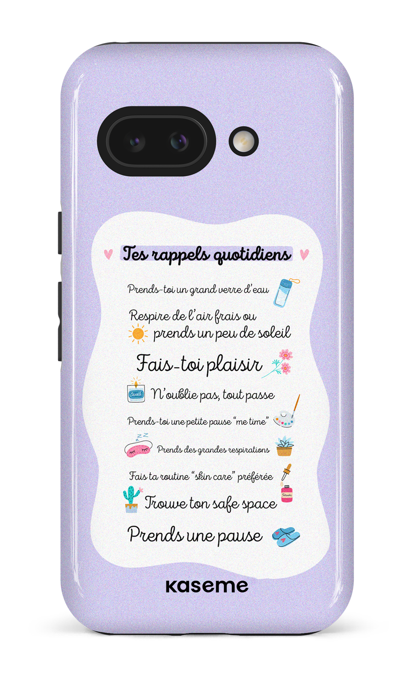 Google Pixel 9 A Impact (Gloss) Tes rappels quotidiens purple -