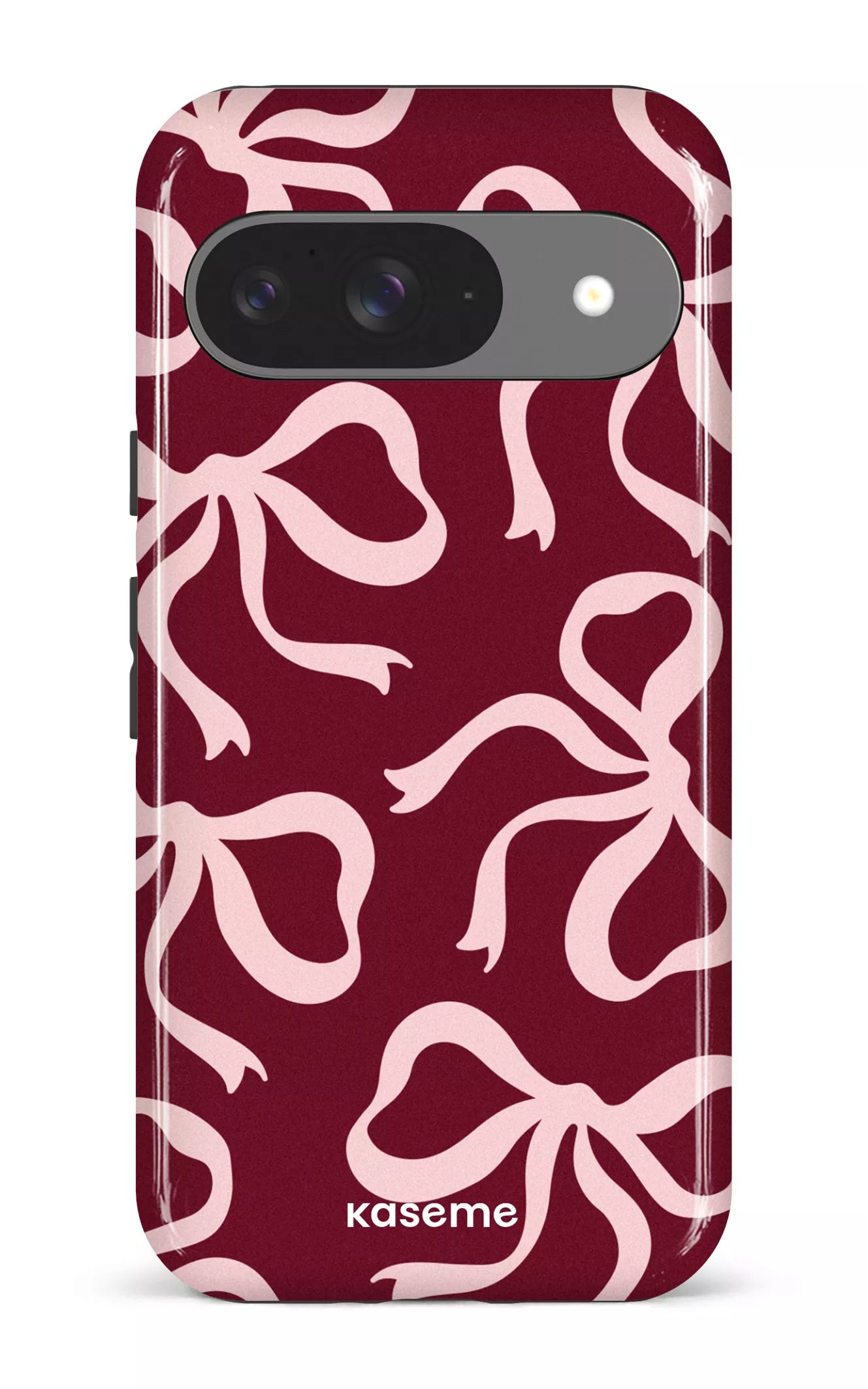 Google Pixel 9 Impact (Gloss) Lace Burgundy & Pink -