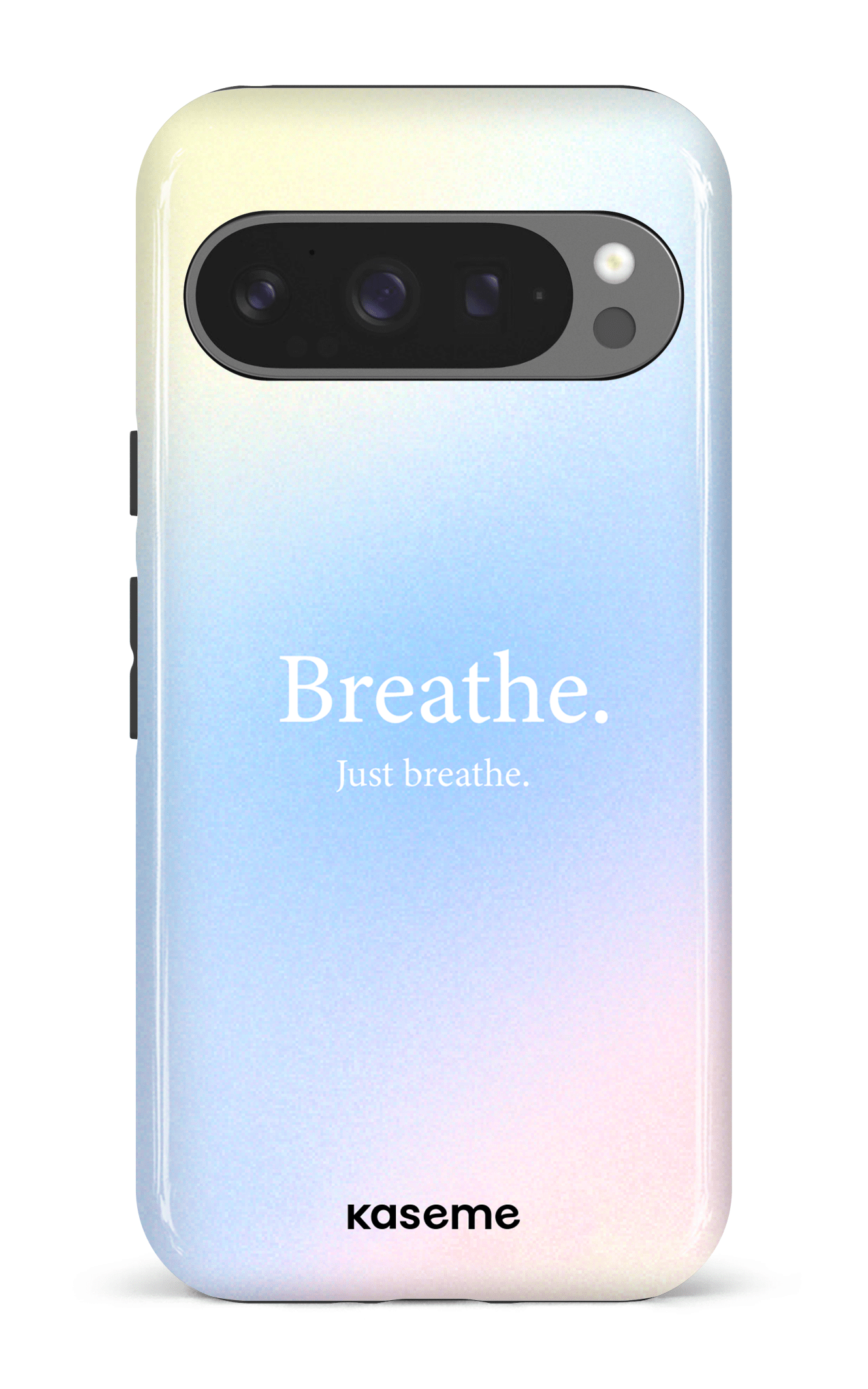 Google Pixel 9 Pro Impact (Gloss) Just breathe blue -