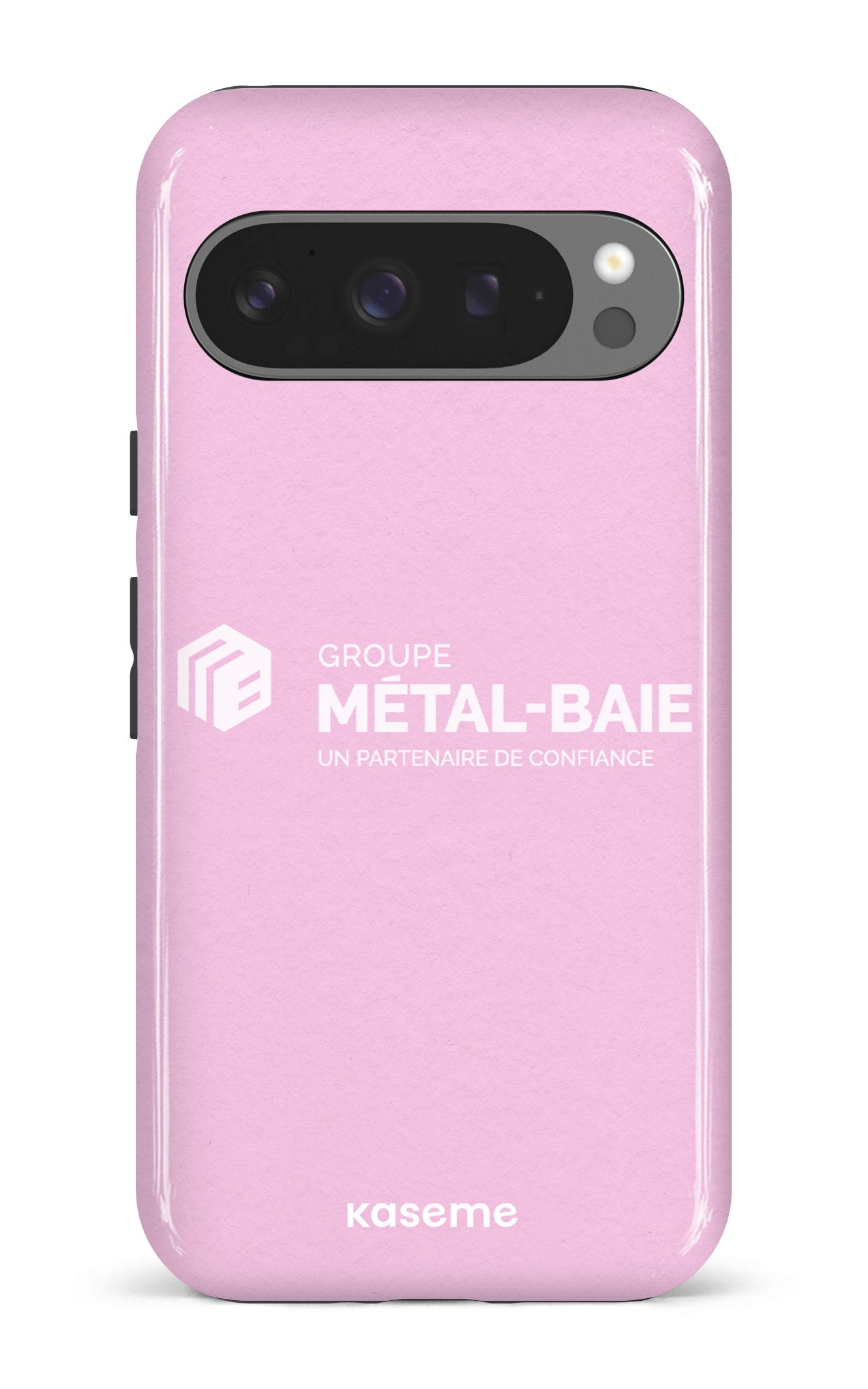 Google Pixel 9 Pro Impact (Gloss) Métal-Baie Rose -