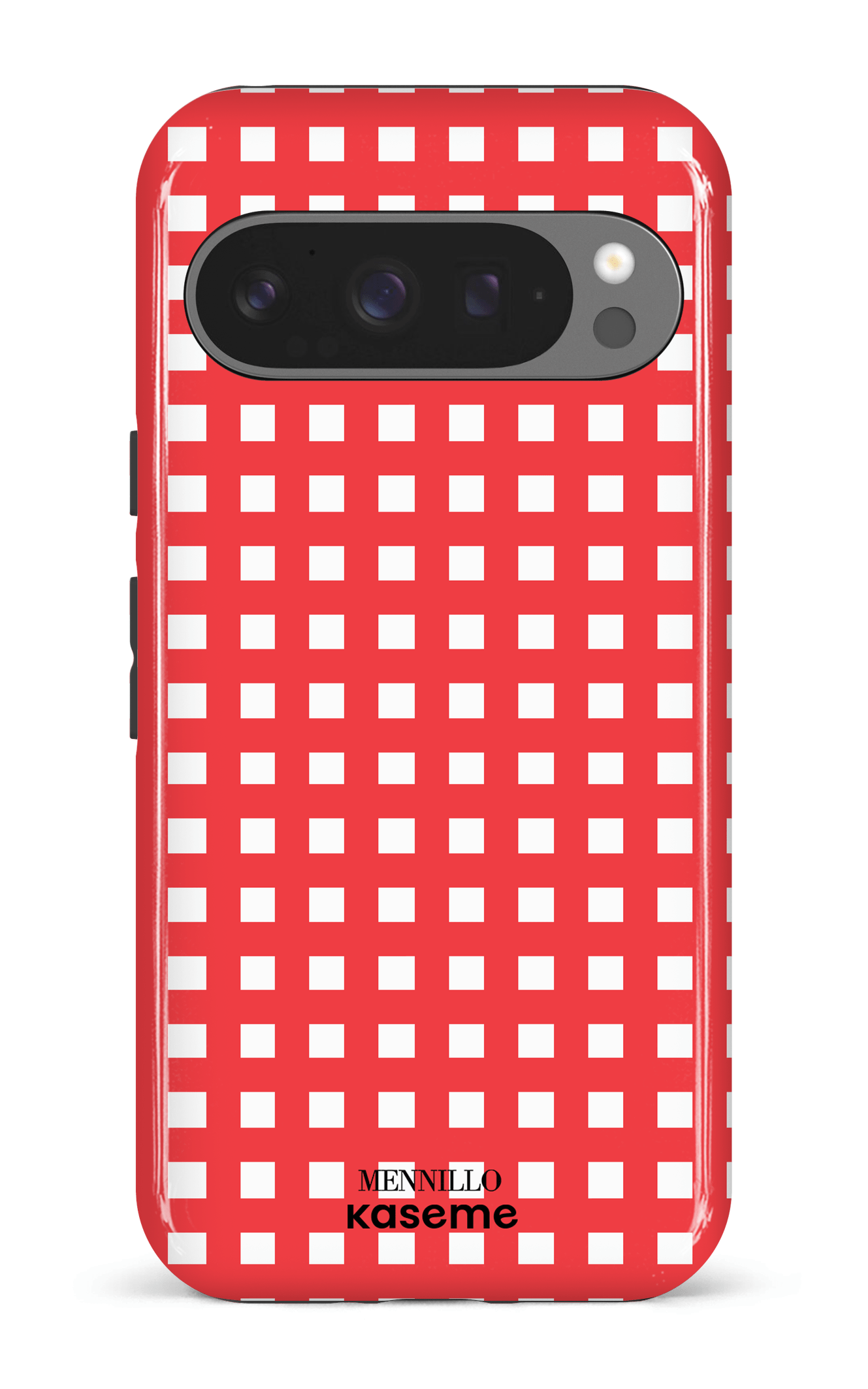 Google Pixel 9 Pro Impact (Gloss) Red Checkered by Mennillo -
