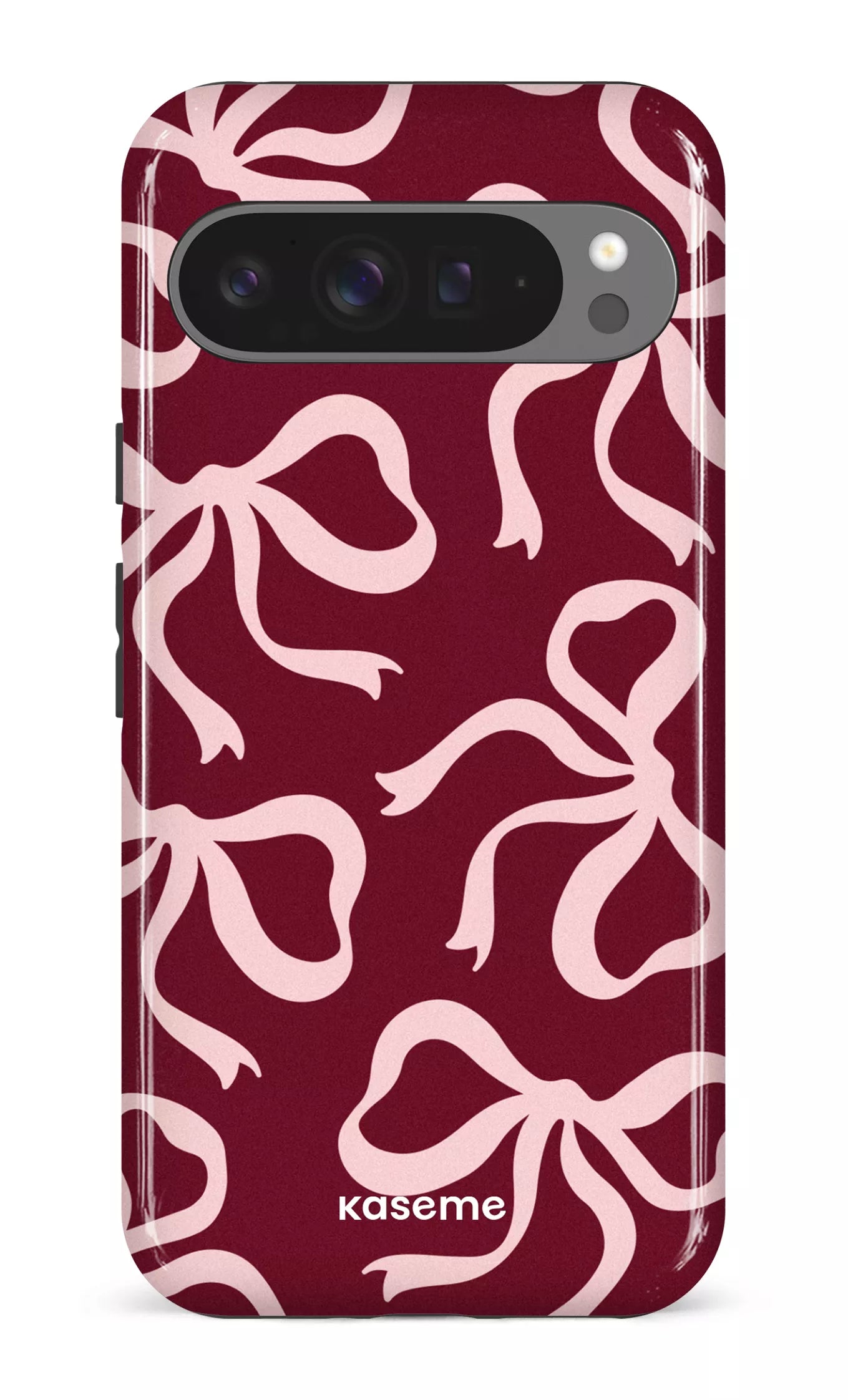 Google Pixel 9 Pro XL Impact (Gloss) Lace Burgundy & Pink -