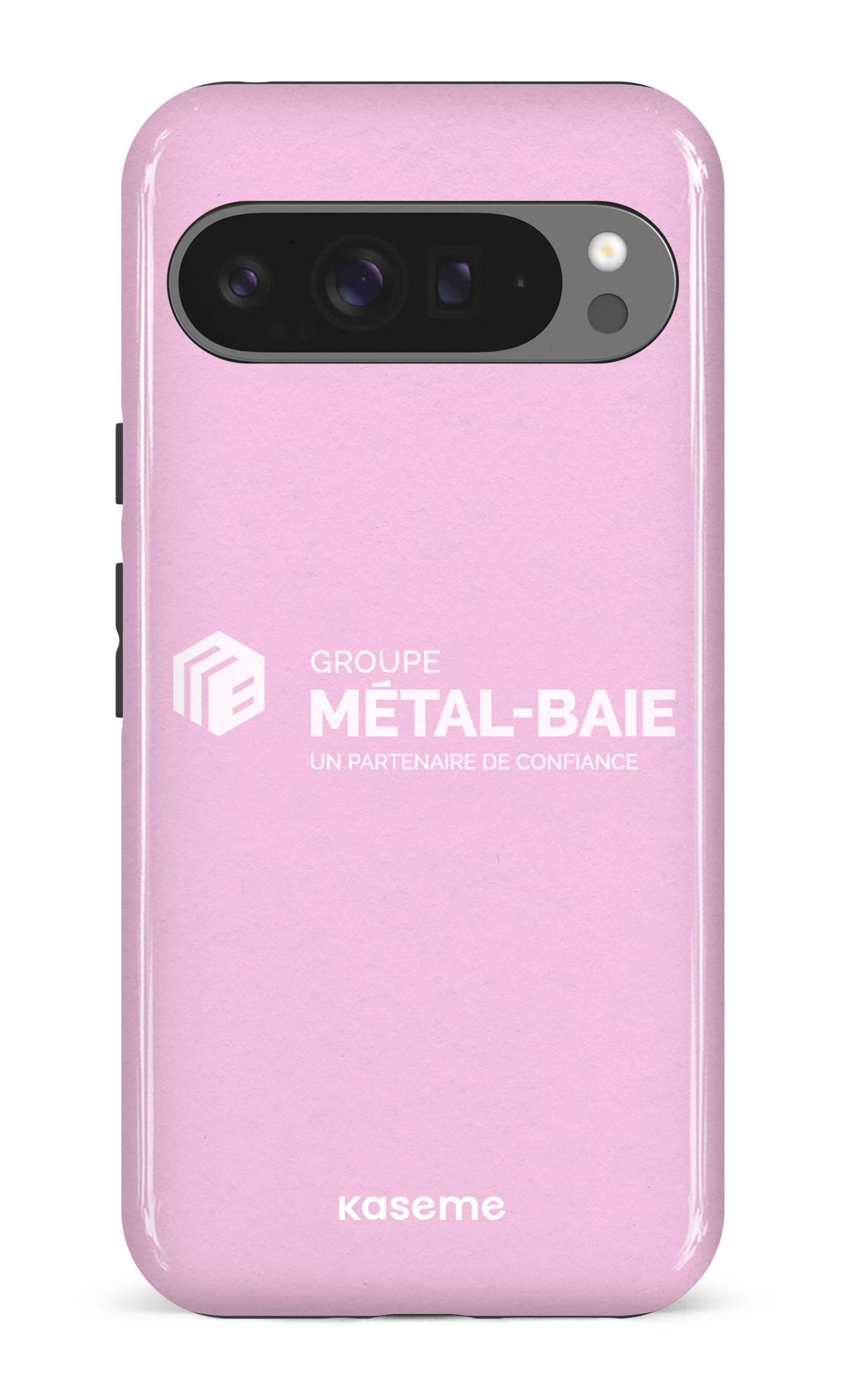 Google Pixel 9 Pro XL Impact (Gloss) Métal-Baie Rose -