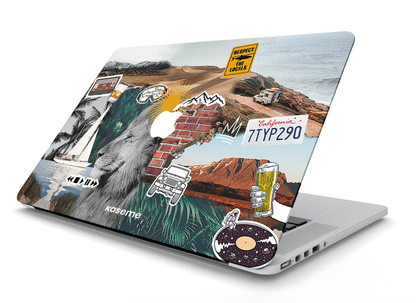 Groovy MacBook skin