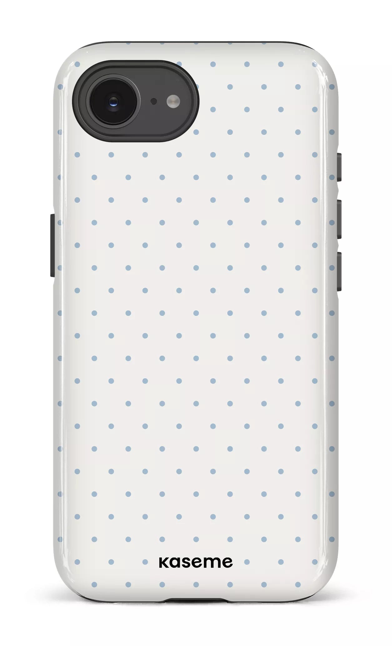 IPhone 16 E Impact Case Ditsy White & Blue -