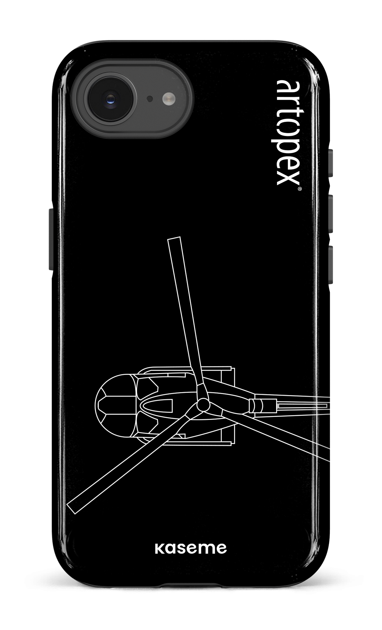 IPhone 16 E Impact Case L'hélico par Artopex -