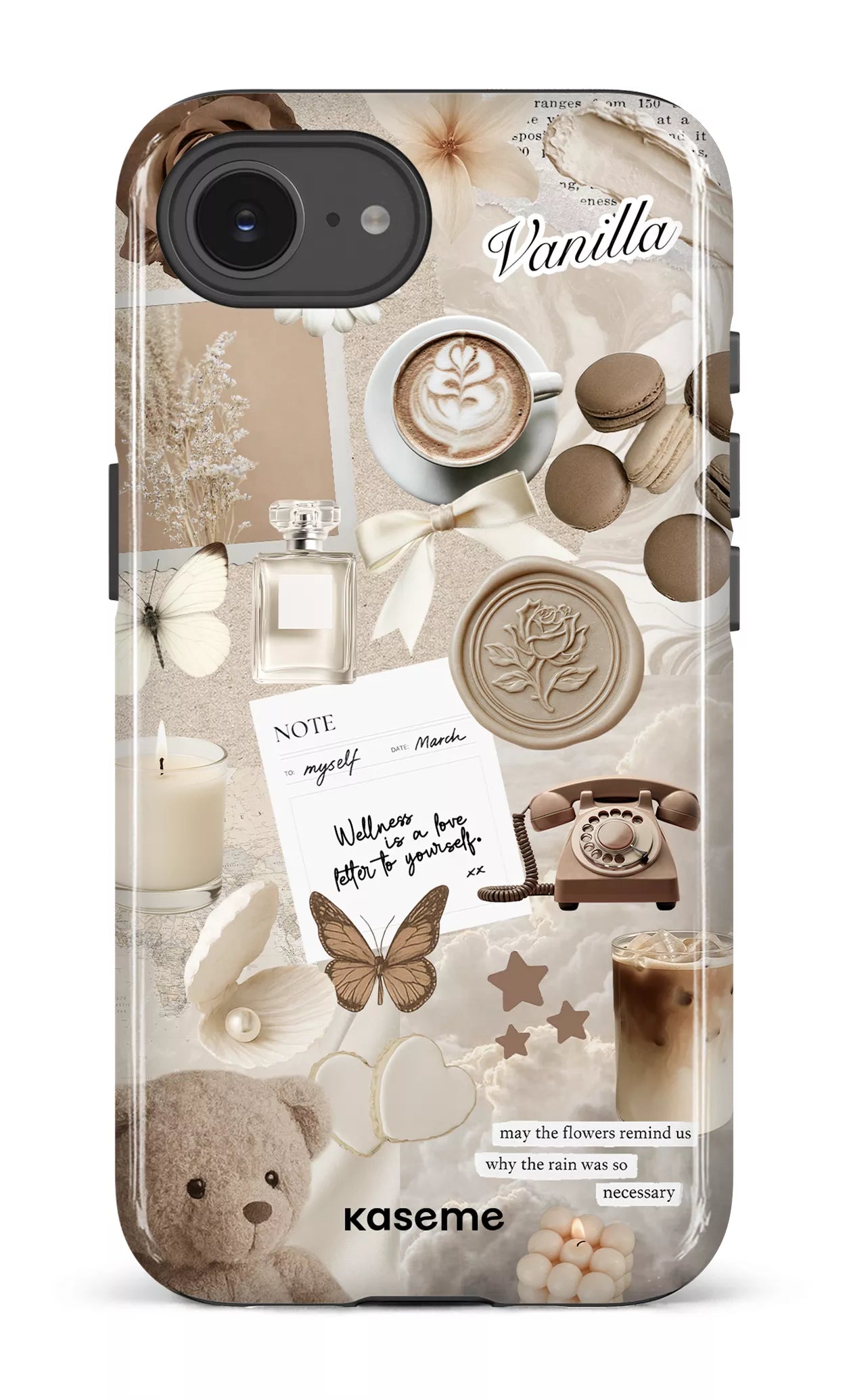 IPhone 16 E Impact Case Vanilla Reverie -