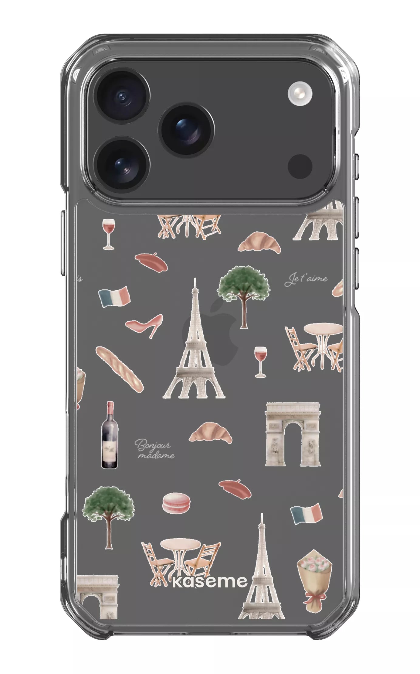  Je t'aime Paris Clear Case -