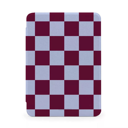 Kobo Libra 2 Checkered Blue E-Reader Case -