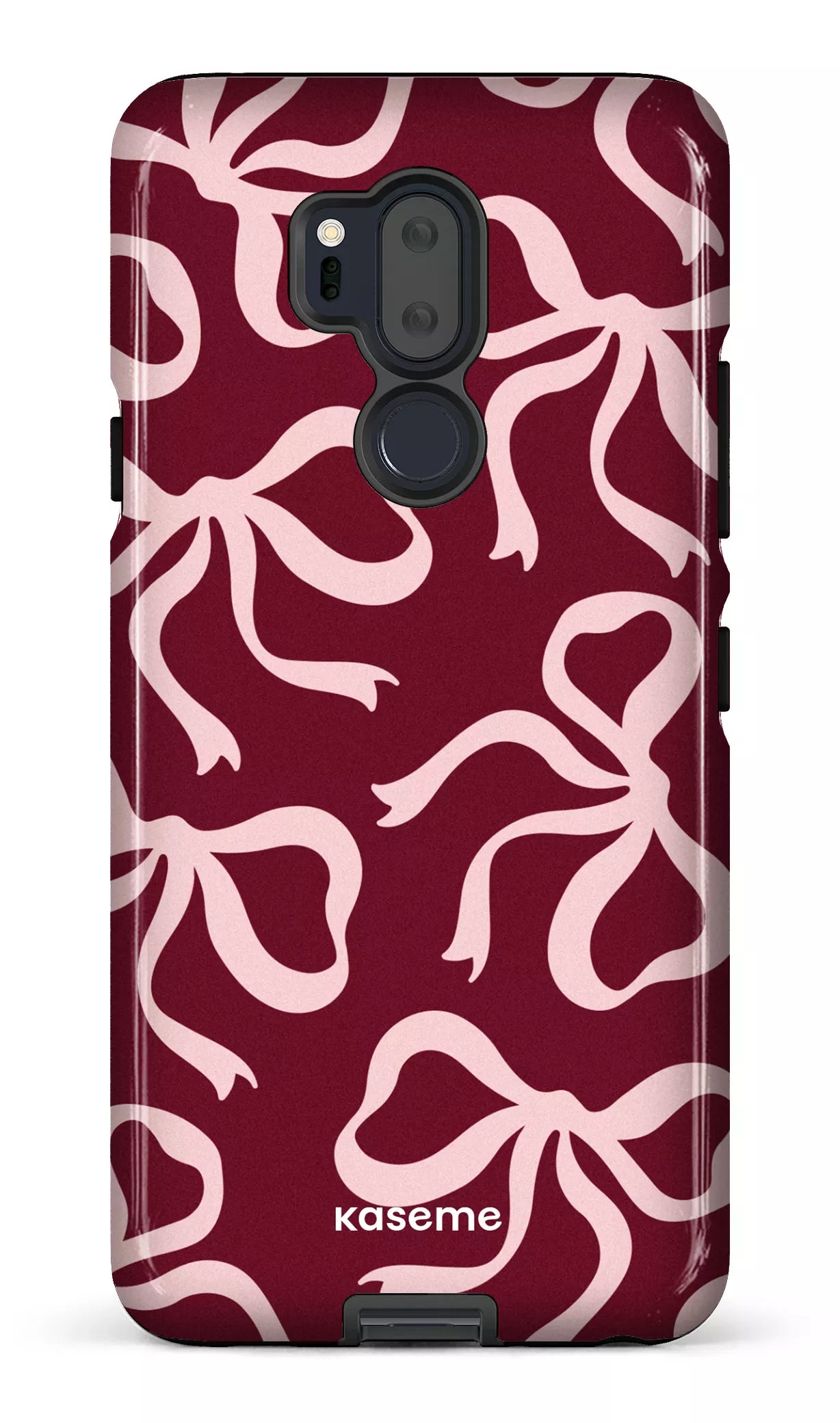 LG G7 Tough Lace Burgundy & Pink -