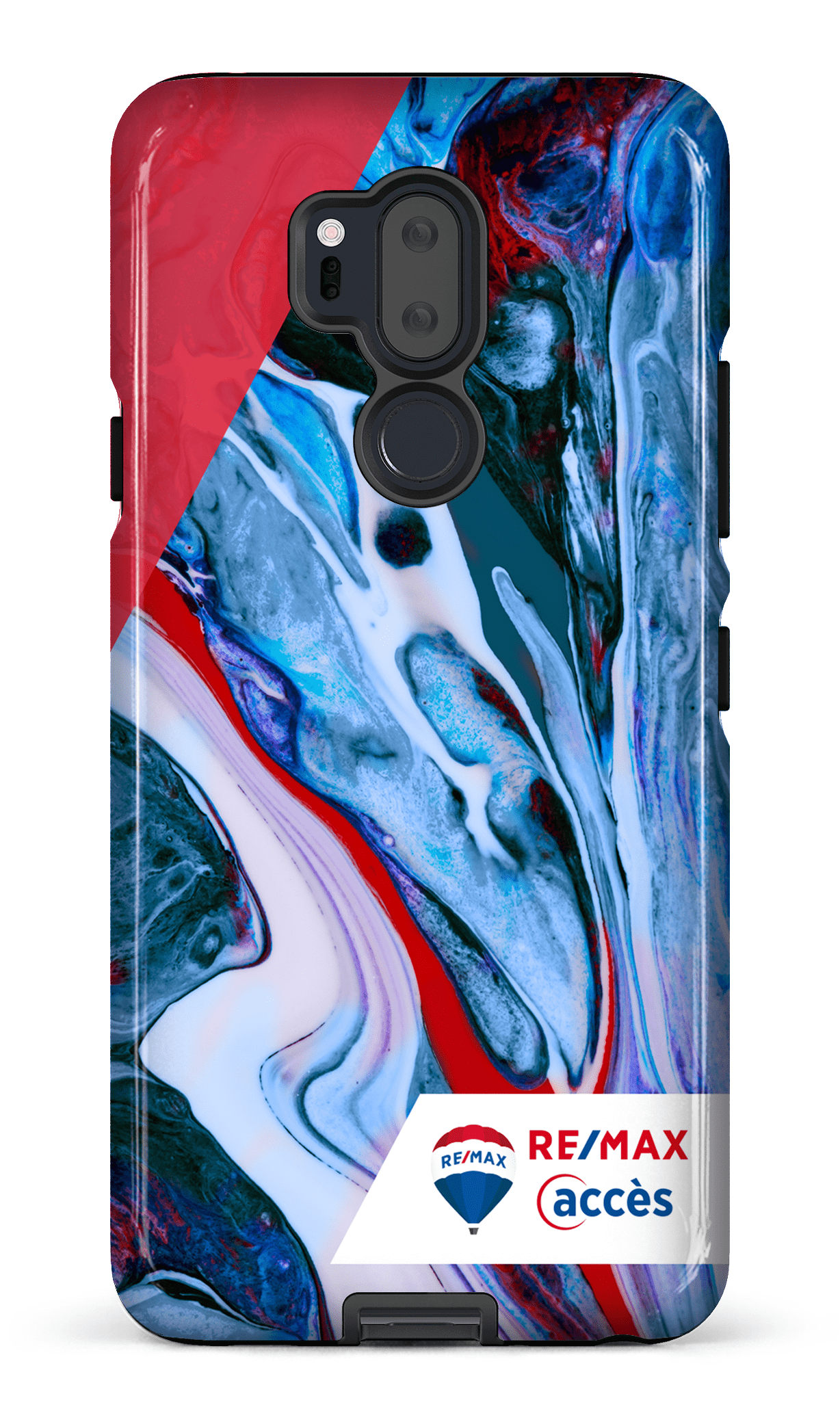 LG G7 Tough Peinture marbrée claire -