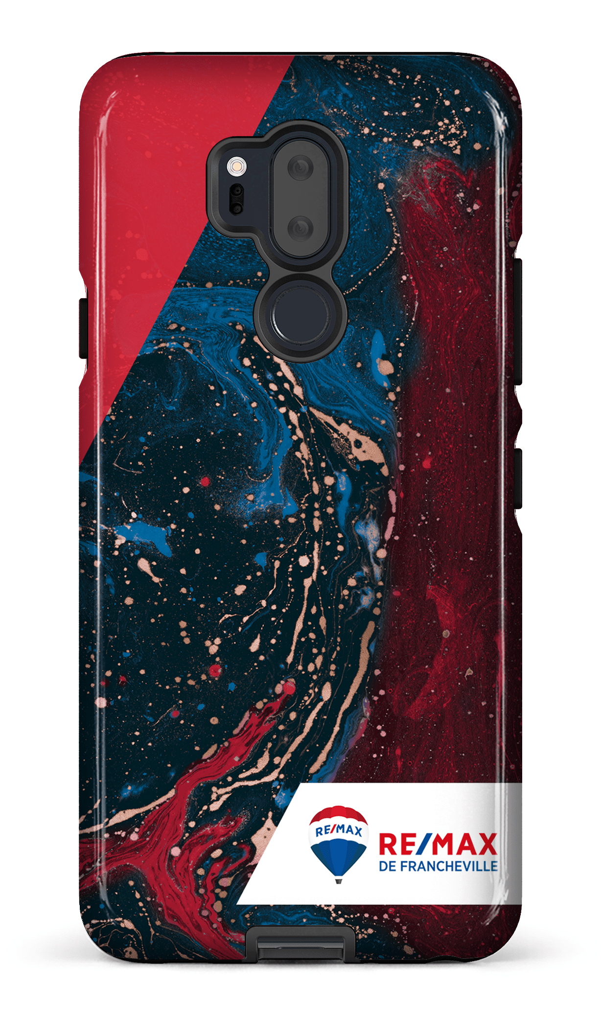 LG G7 Tough Peinture marbrée sombre de Francheville -