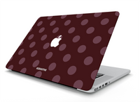 La Drey Burgundy MacBook Skin by Marina Bastarache