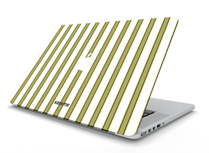 La Linea Olive MacBook Skin by Marina Bastarache