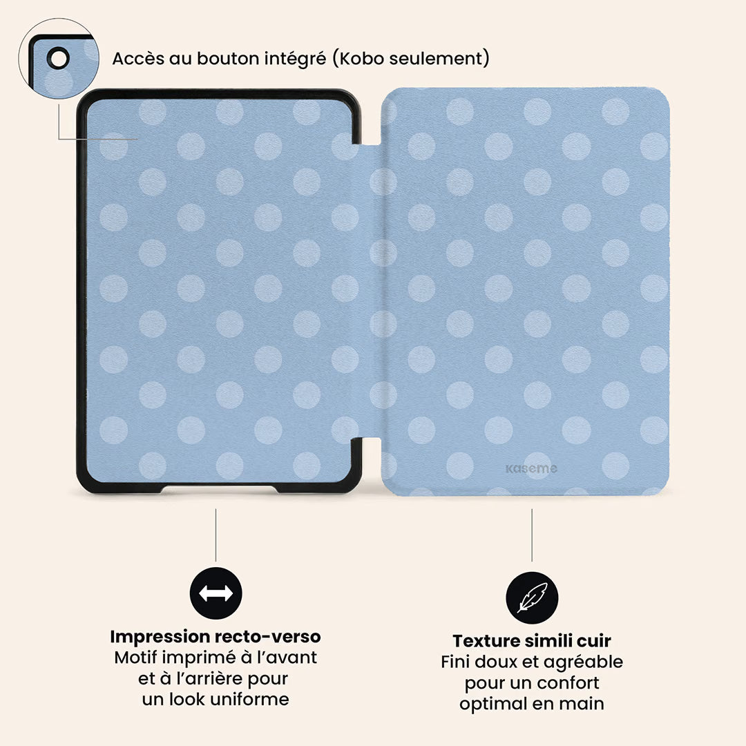 La Drey Blue E-Reader Case by Marina Bastarache Thumbnail fr EReader 05