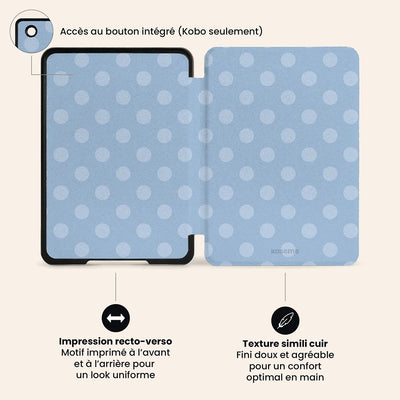 La Drey Blue E-Reader Case by Marina Bastarache Thumbnail fr EReader 05