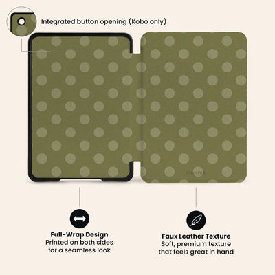La Drey Olive E-Reader Case by Marina Bastarache Thumbnail en EReader 05