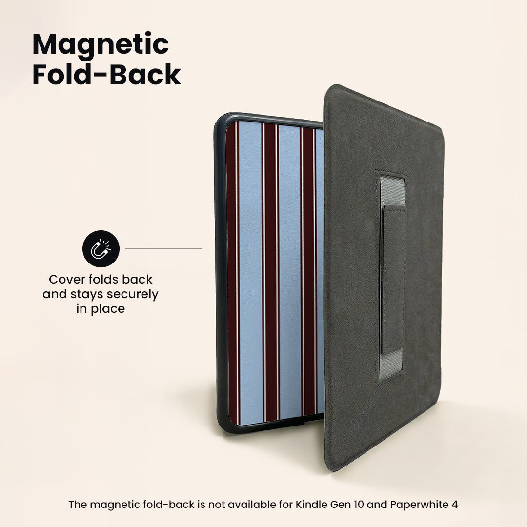 La Linea Blue E-Reader Case by Marina Bastarache Thumbnail en EReader 04