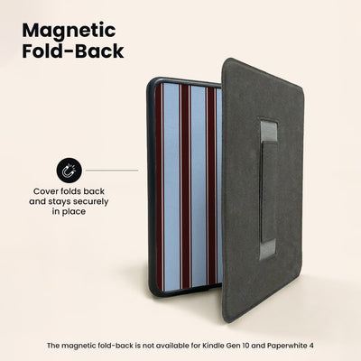 La Linea Blue E-Reader Case by Marina Bastarache Thumbnail en EReader 04