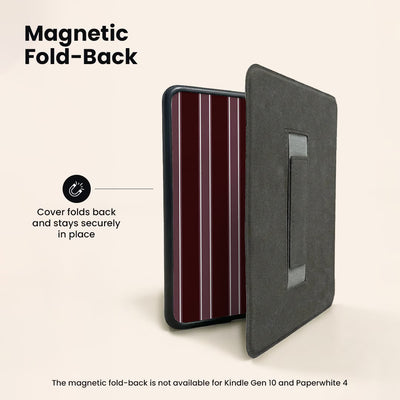 La Linea Burgundy E-Reader Case by Marina Bastarache Thumbnail en EReader 04