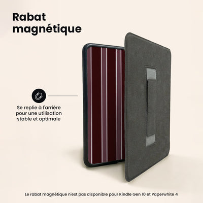 La Linea Burgundy E-Reader Case by Marina Bastarache Thumbnail fr EReader 04