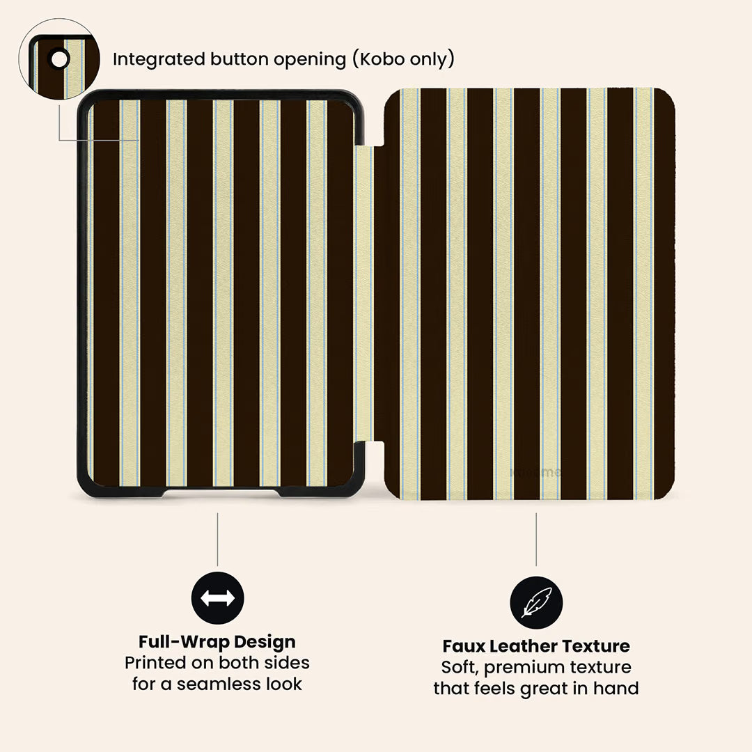 La Linea Mocha E-Reader Case by Marina Bastarache Thumbnail en EReader 05