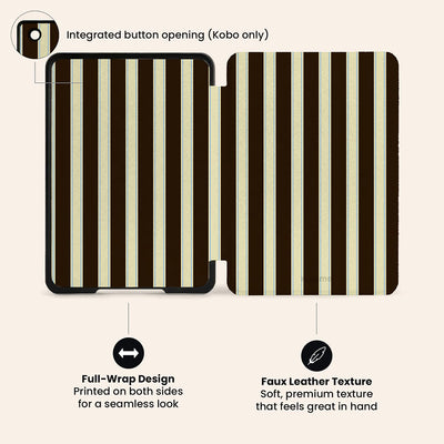 La Linea Mocha E-Reader Case by Marina Bastarache Thumbnail en EReader 05