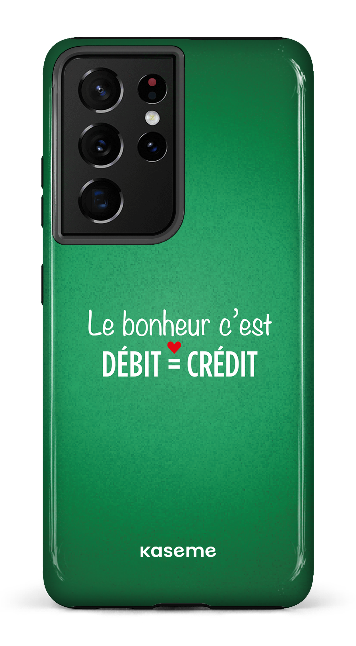 Le bonheur c'est débit = crédit (vert) - Galaxy S21 Ultra Tough