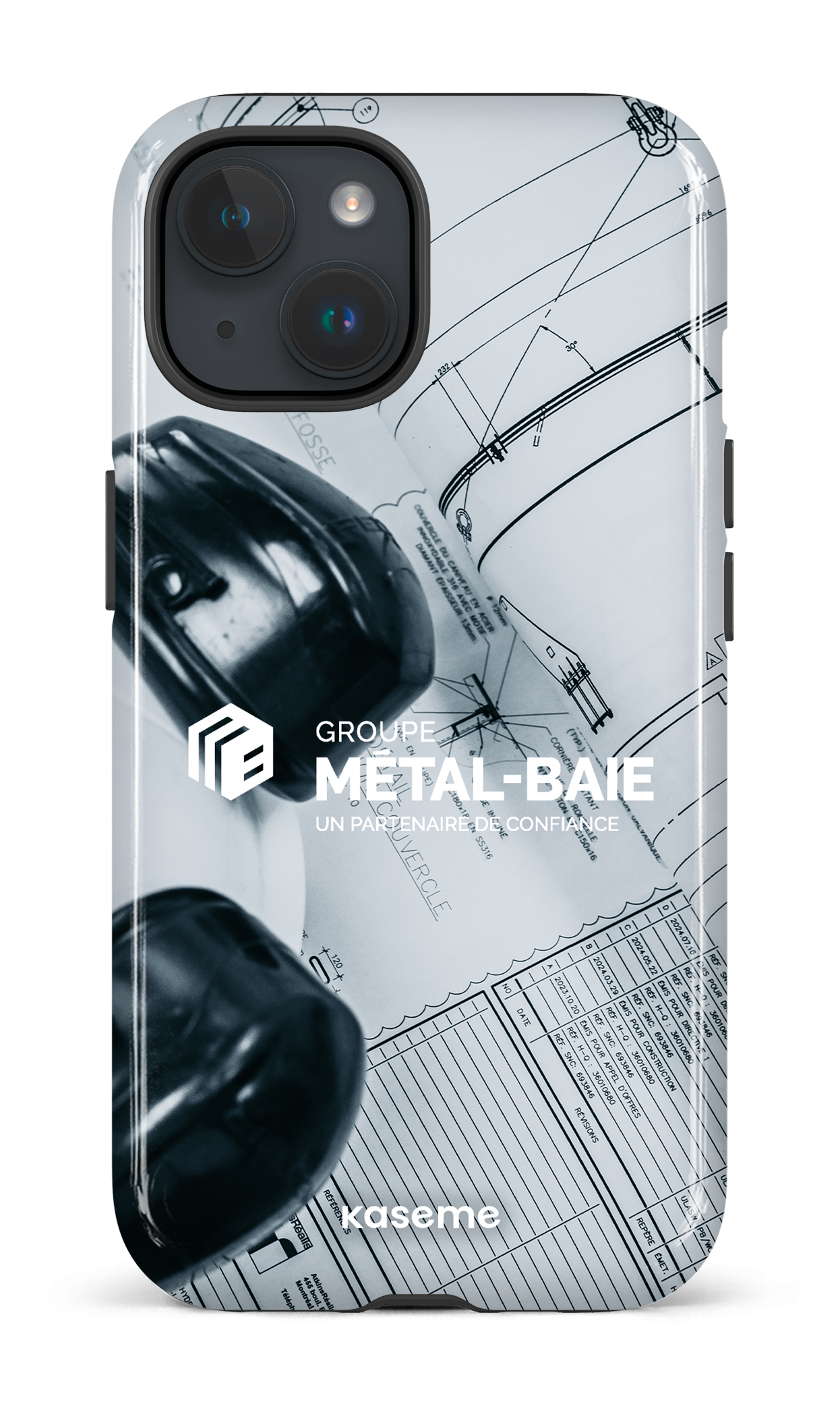 Le plan par Métal-Baie - iPhone 15 Tough (Gloss)