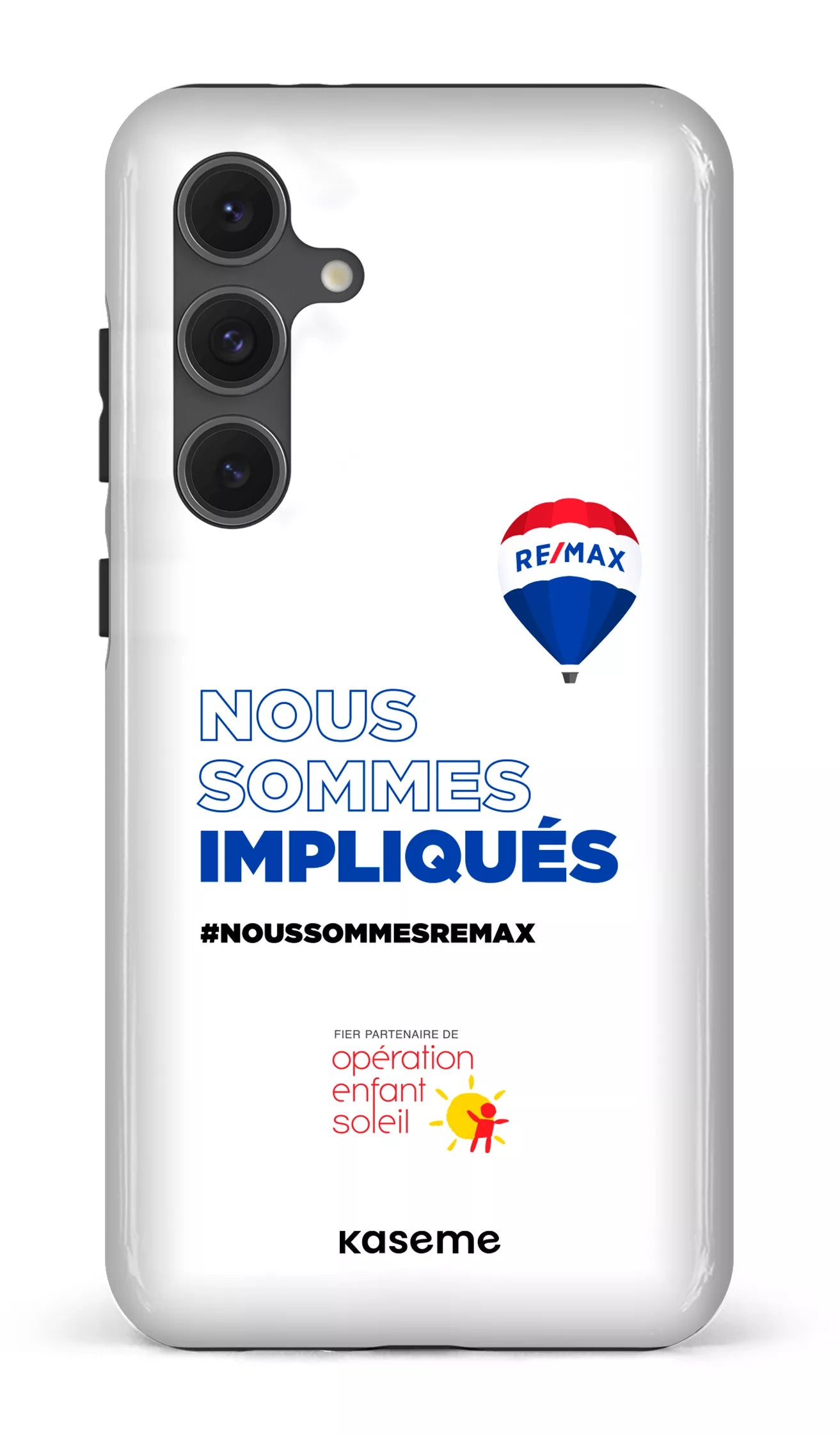 Galaxy S24FE Tough Nous sommes impliqués par RE/MAX -