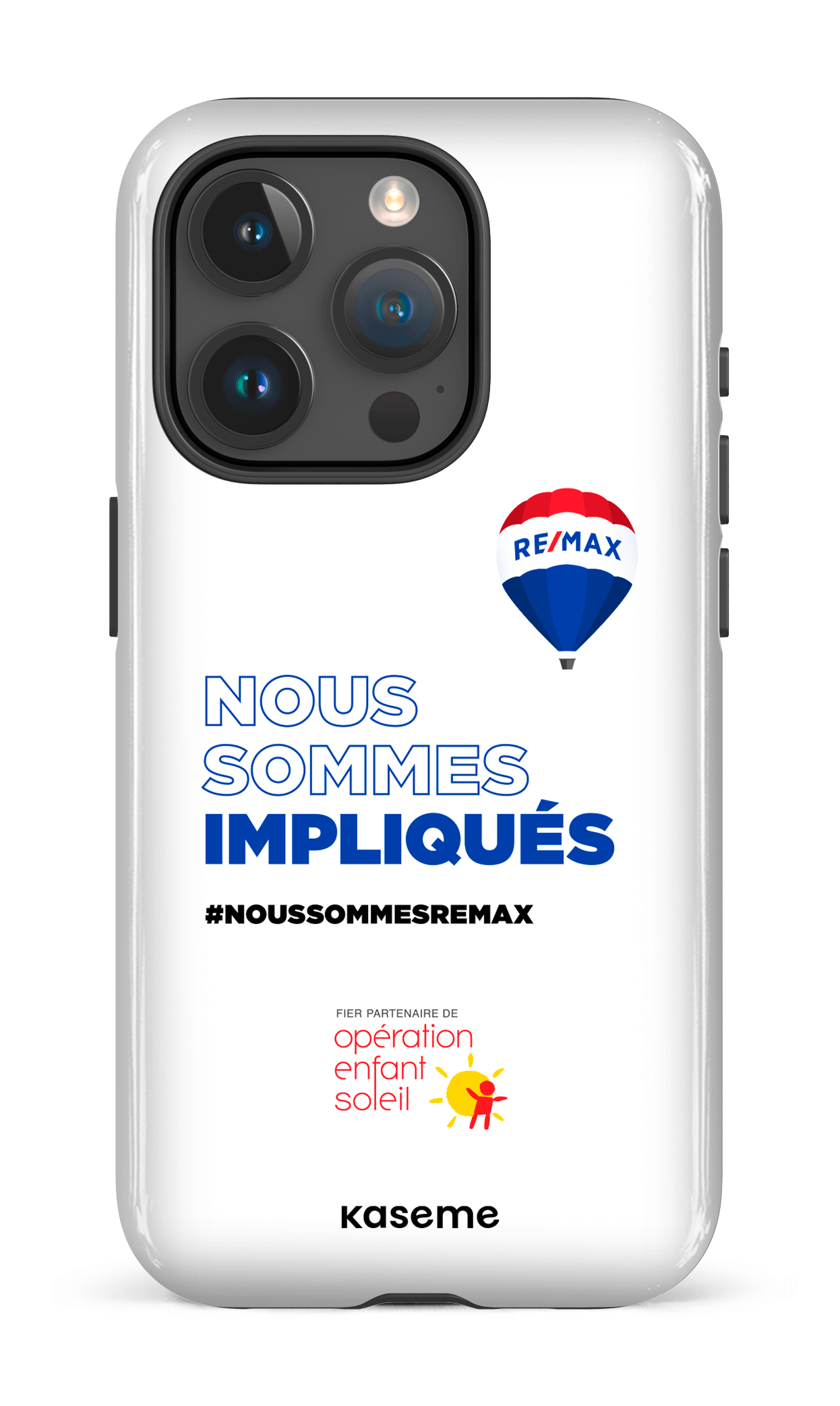 iPhone 15 Pro Tough Nous sommes impliqués par RE/MAX -