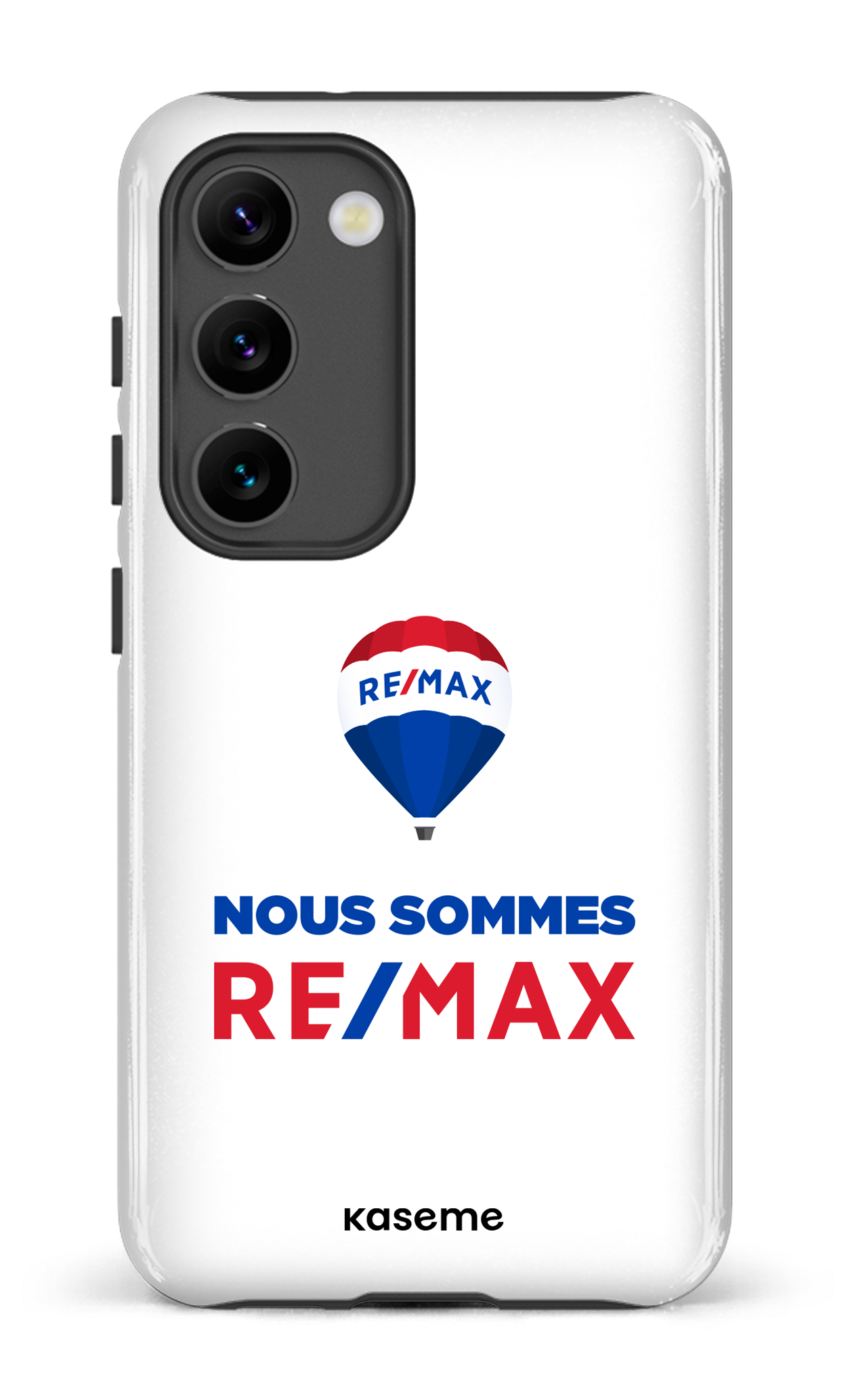 Galaxy S23 Tough Gloss Nous sommes RE/MAX  Blanc -