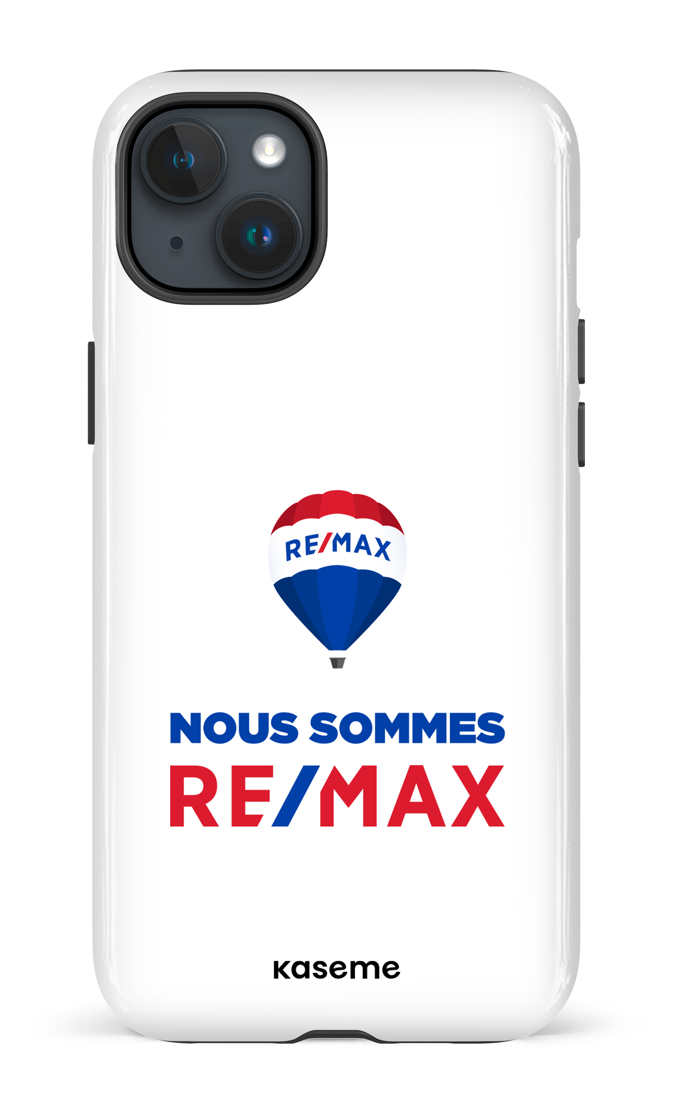 iPhone 15 Plus Tough Nous sommes RE/MAX  Blanc -